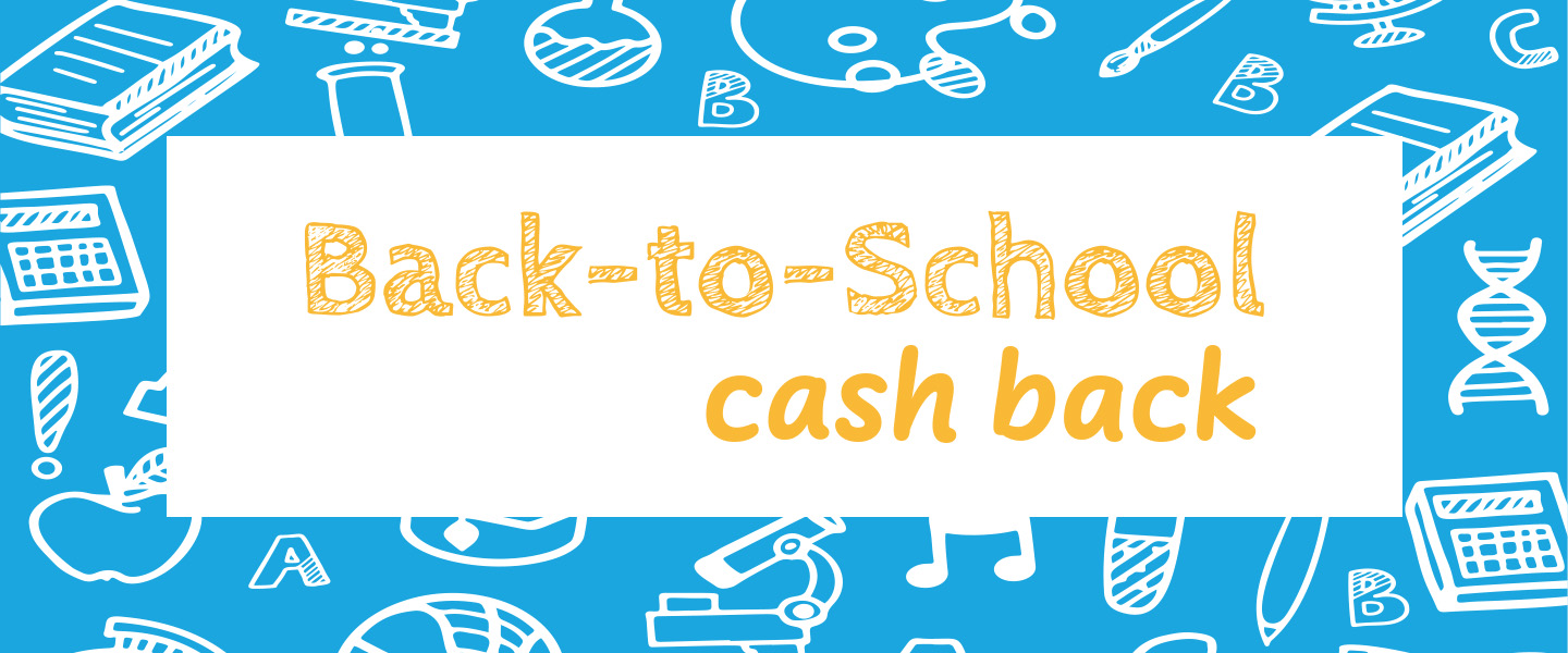 Back-to-School cash back